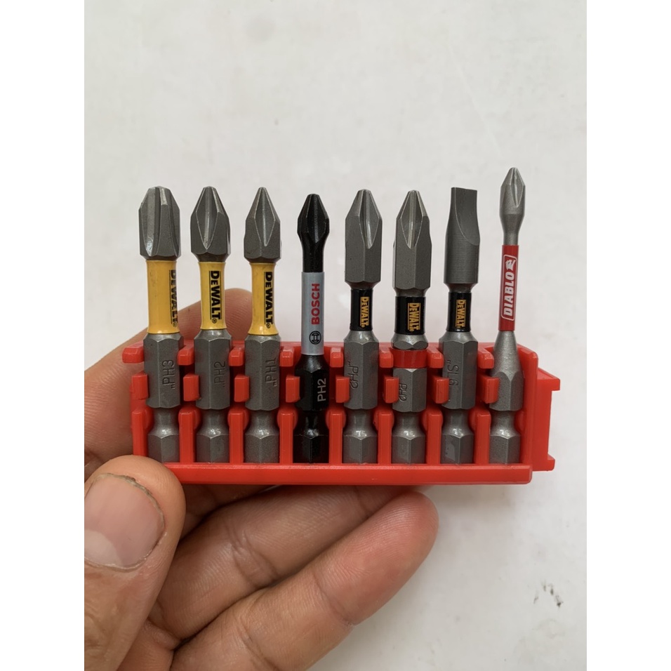 Bộ mũi vít PH1 - PH2 - PH3 - SL6 - vít điện tử chính hãng có từ