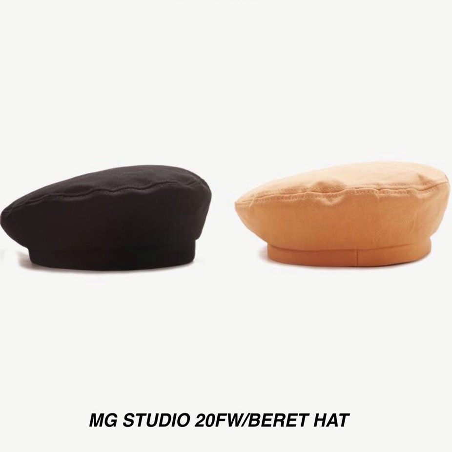 Mũ beret màu trơn MG STUDIO phong cách thời trang chất lượng cao