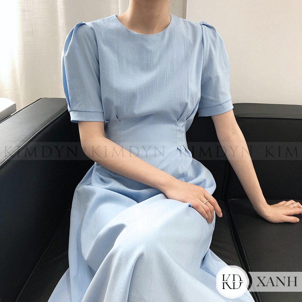 Đầm xoè vintage cổ cao thanh lịch [KDD17] | BigBuy360 - bigbuy360.vn