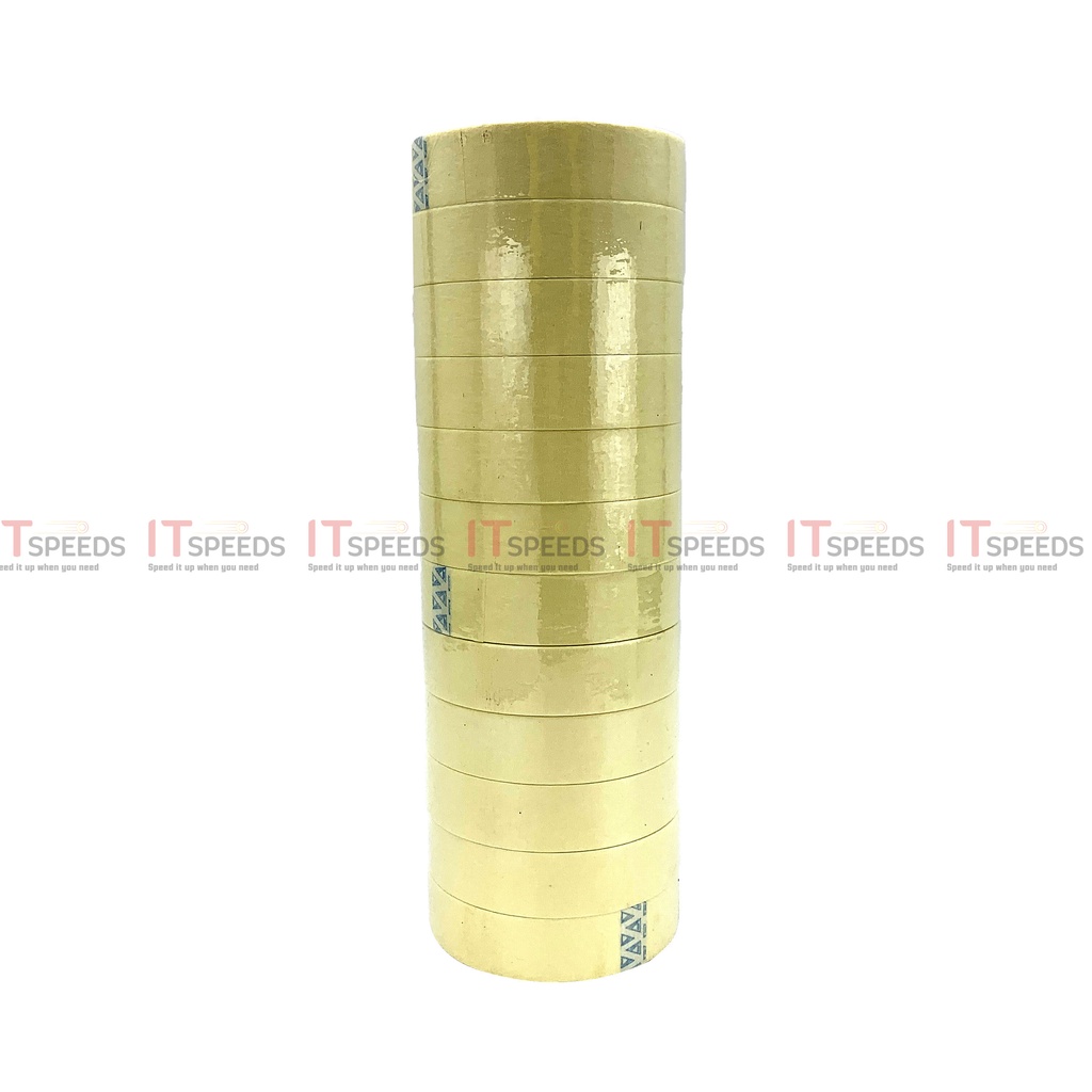 1 Cuộn Băng Keo Giấy Nhăn 24mm (2F4), Độ dài cuộn 22 Yard, Hàng Đủ Yard