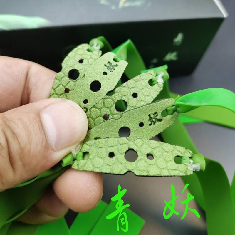 5 Dây ná cao su quỷ xanh, thun quỷ xanh chính hãng chất lượng cao khổ 13-19-150 buộc sẵn da chính hãng