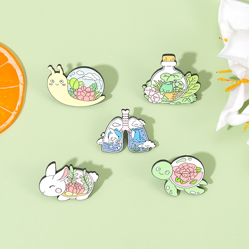 Huy hiệu cài áo MISS ZOE hình động vật dễ thương