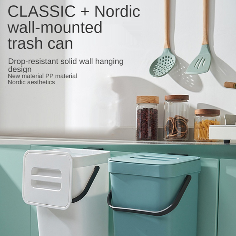 Thùng Rác Thông Minh Gắn Tường Tiện Dụng Cho Nhà Bếp / Phòng Tắm