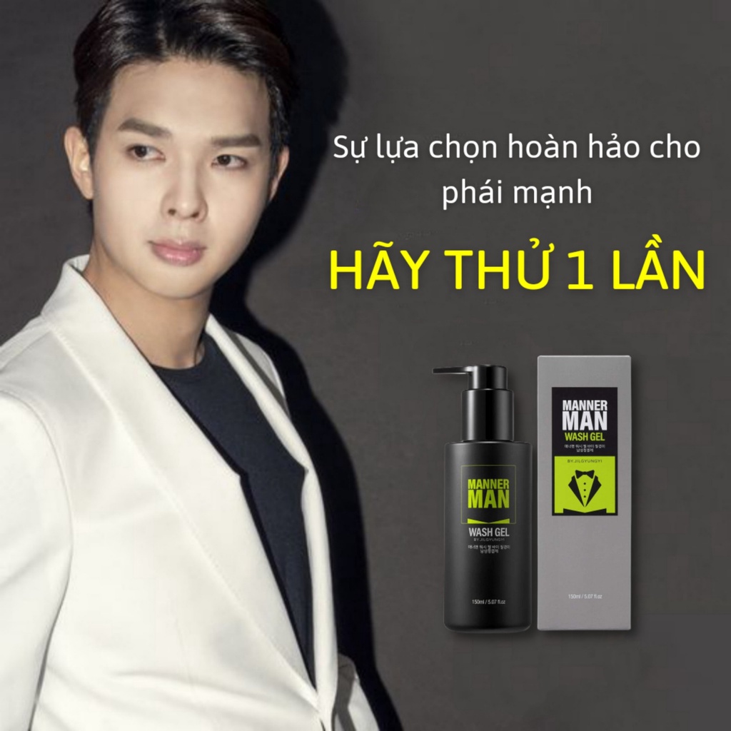 Dung dịch vệ sinh nam Jilgyungyi làm sạch, khử mùi vùng kín 150 ml dạng gel
