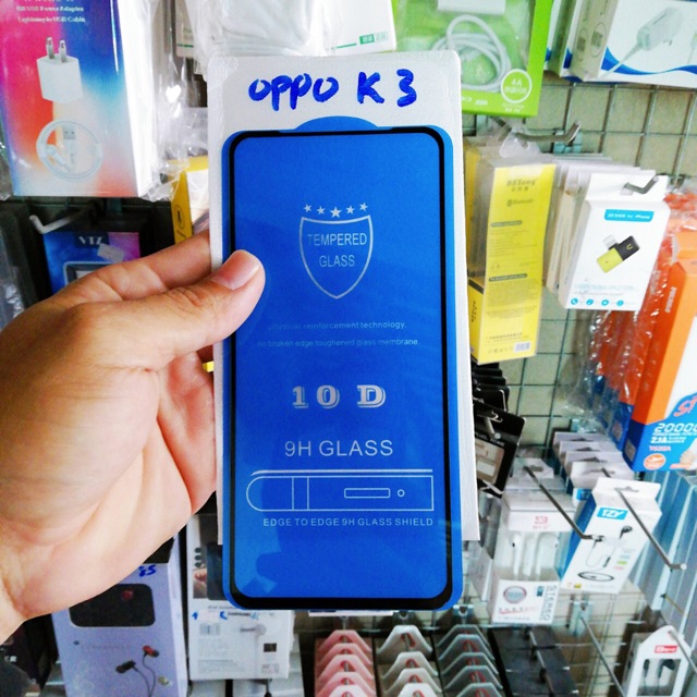 Cường lực full màn hình Oppo K3/Oppo Reno 2F/F11 pro/Realme X /Reno 2/Reno 3/A91/A52/A92
