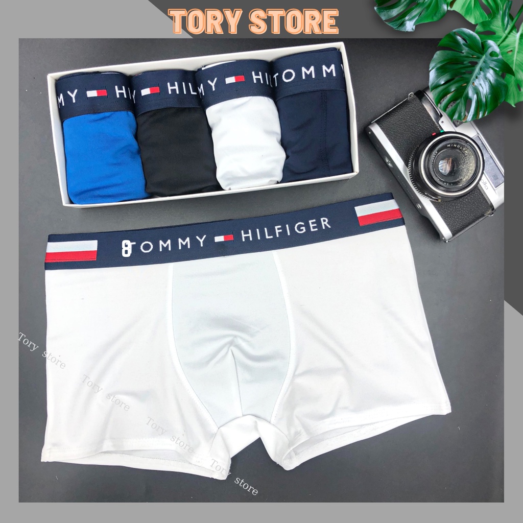 Quần sịp đùi nam thun lạnh cao cấp Quần lót boxer tấm hút mồ hôi,co gian 4 chiều thoải mái TOMY