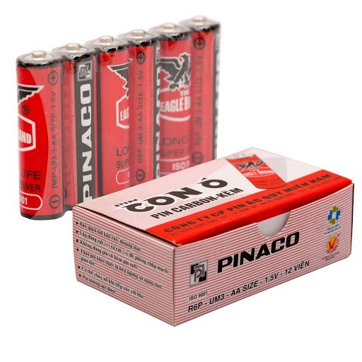 Viên pin tiểu AA con ó PINACO - hữu dụng và cần thiết cho mọi nhà