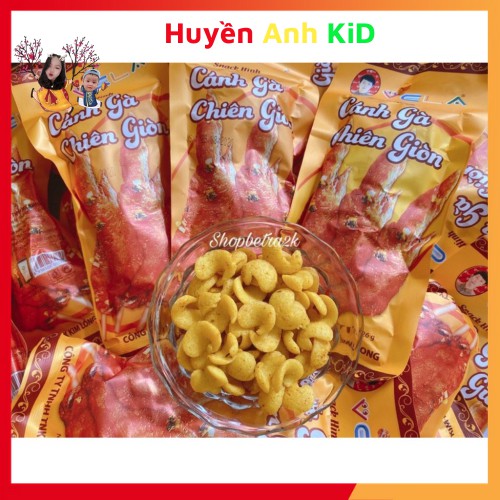 Bịch 30 Gói Snack Cánh Gà Chiên Giòn Việt Đồ Ăn Vặt Giòn Ngon