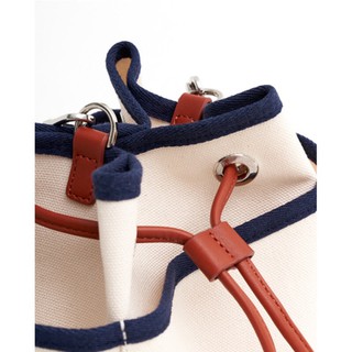 Túi đeo chéo vải canvas dây rút