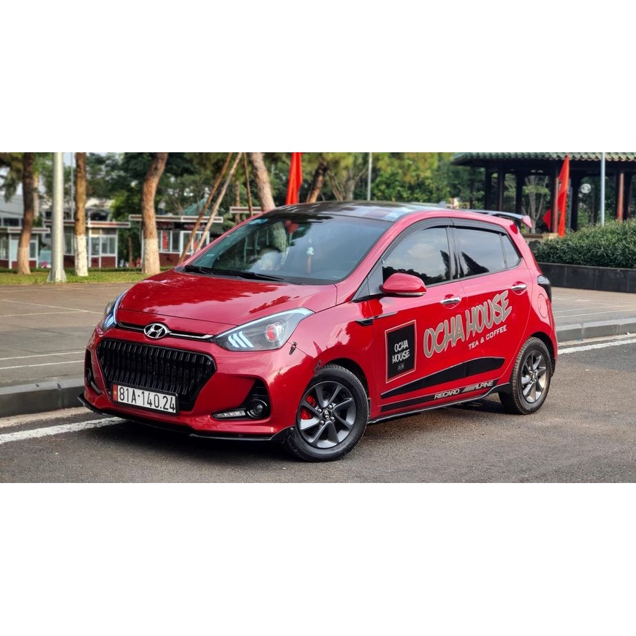 Lip trước ,cản trước I10 Bản Hatbach và sedan  mẫu thể thao,nhựa ABS Cao Cấp