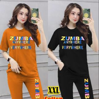 Đồ bộ thun lỡ cotton 100 % zumba đủ màu sắc