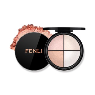 Bảng phấn tạo khối và bắt sáng FENLI E0401 4 trong 1 tạo hiệu ứng lấp lánh 7g