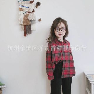 Sơ mi kẻ bé trai bé gái