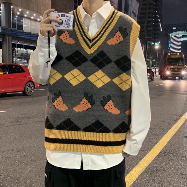Gile Len Nam Nữ FreeSize, Áo Len Gile GUMAX Cặp Đôi Unisex, Phong Cách Ulzzang Hàn Quốc | BigBuy360 - bigbuy360.vn
