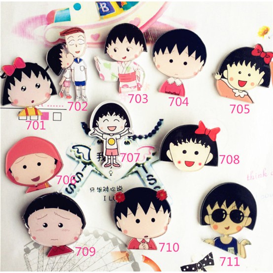 Harajuku Huy Hiệu Cài Áo acrylic Thời Trang Phụ Kiện 1 Cái