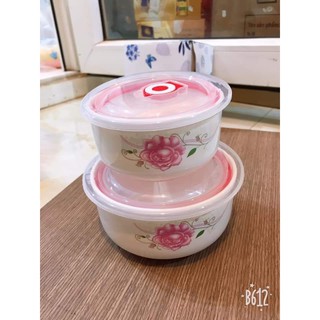 [CÓ VIDEO] SET 2 BÁT SỨ CÓ NẮP HÚT CHÂN KHÔNG