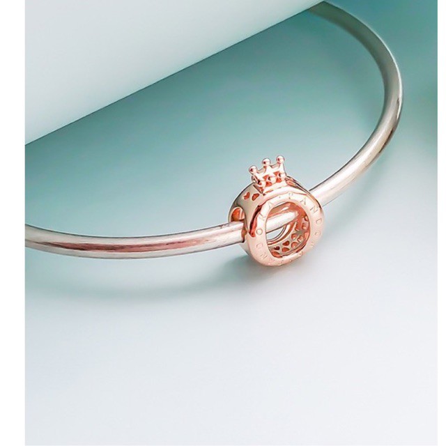 charm pan Ale vương miện vàng hồng bạc s925 cao cấp