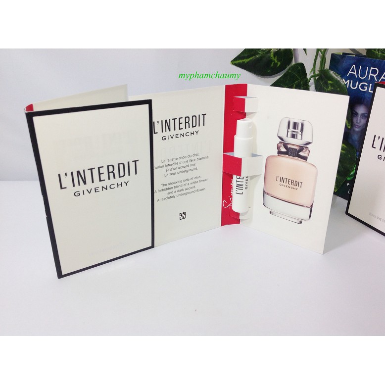Mẫu Thử Nước Hoa Vial Nữ Givenchy LInterdit