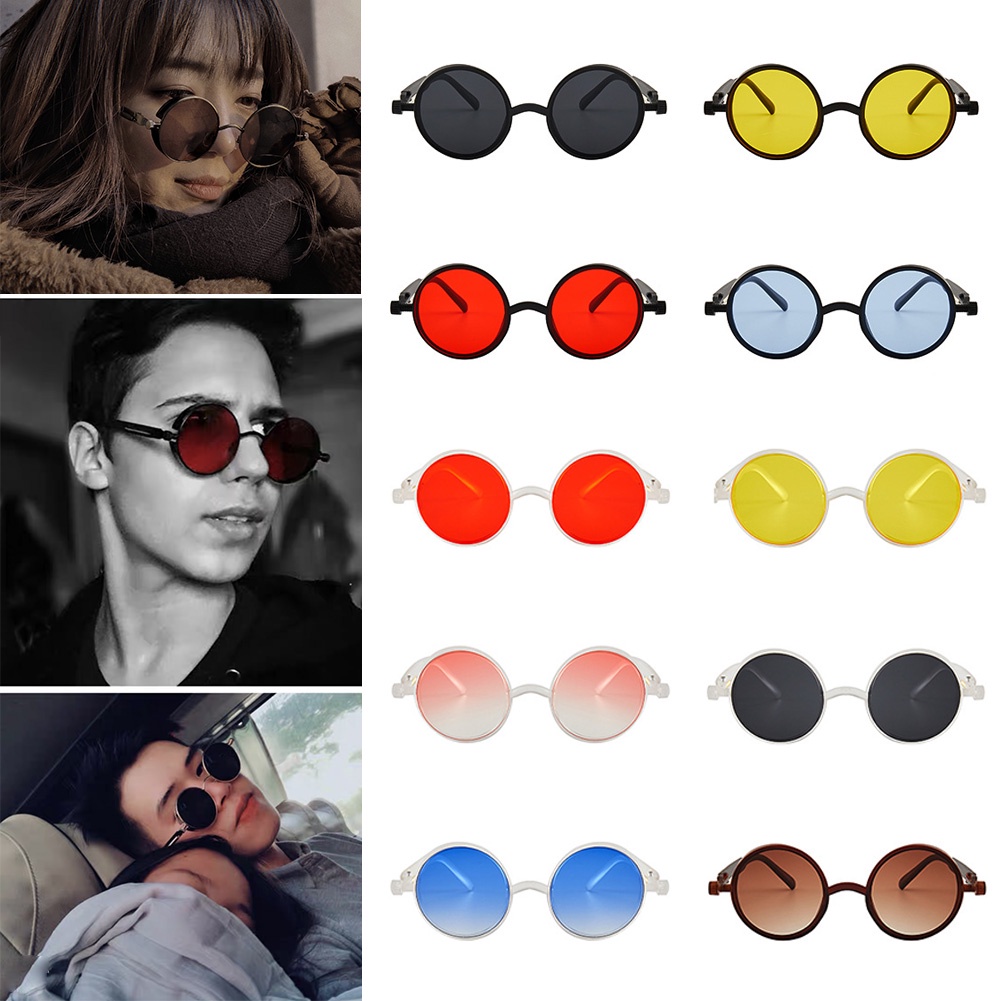 Kính Mát Gọng Tròn Phong Cách Retro Thời Trang Cho Nam Nữ