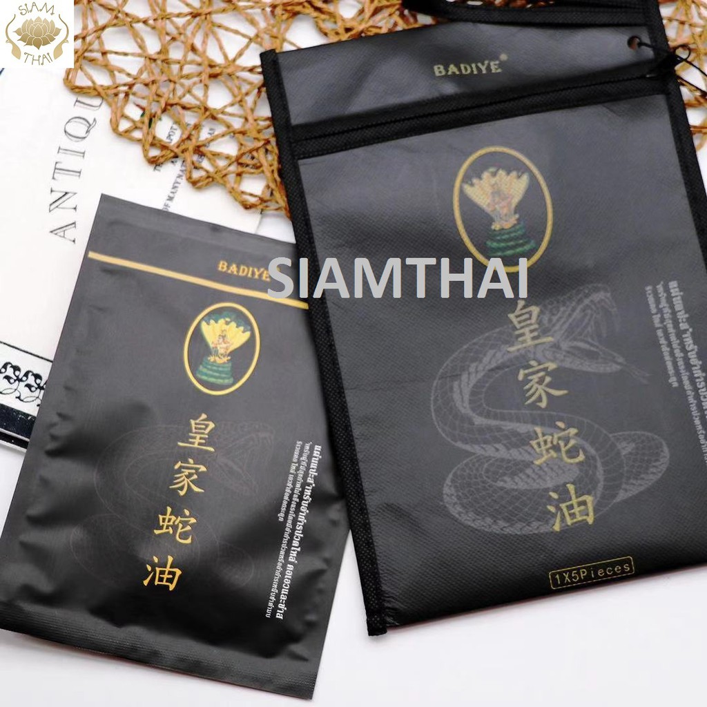 [Gói 5 Miếng] Cao Dán Nọc Rắn Hoàng Gia Thái Lan Hydrogel Snake Patch