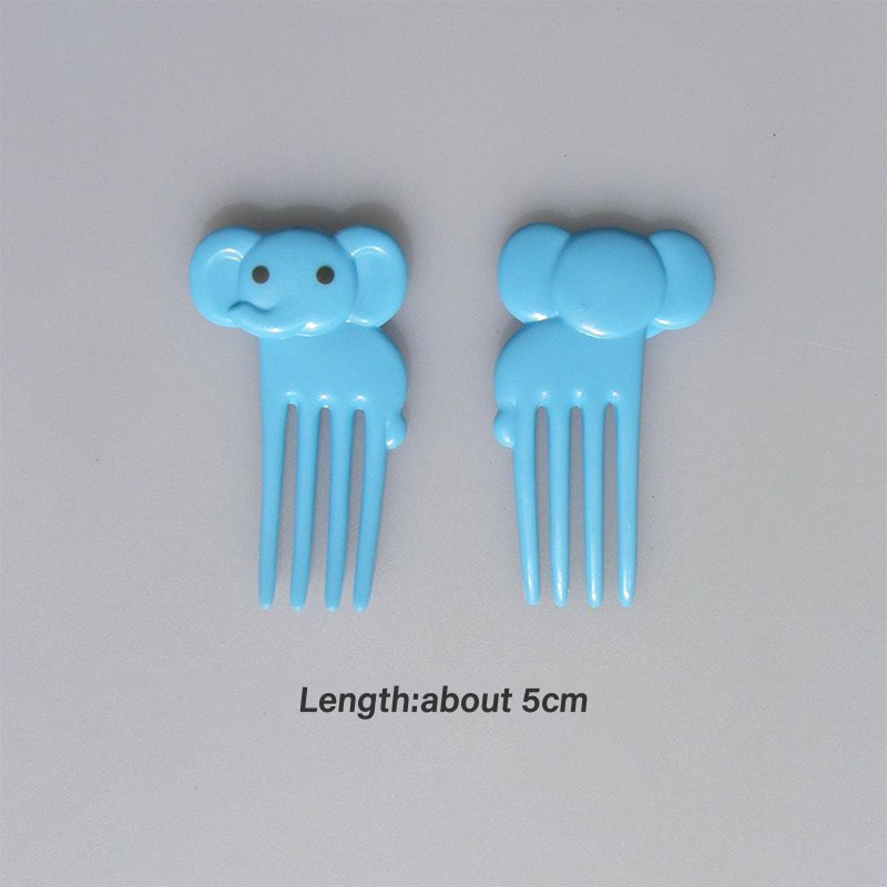 [threegoodstonesgen 0527] Mini Kids Animal Farm Fruit Fork Cartoon Snack Cake Dessert Food Fruit Toothpick