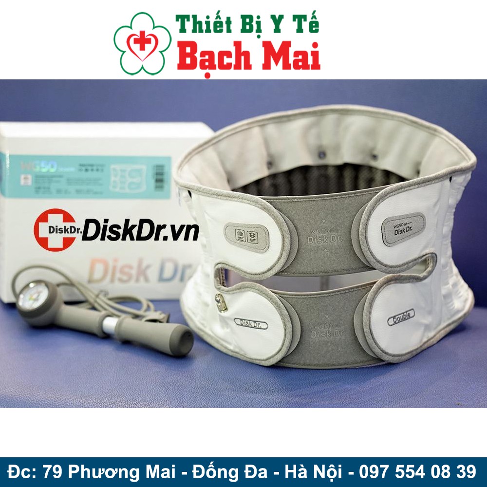 Đai Lưng Điều Trị Thoát Vị Đĩa Đệm Thoái Hoá Disk Dr WG30,WG50 Hàn Quốc, Đai Kéo Giãn Cột Sống Lưng
