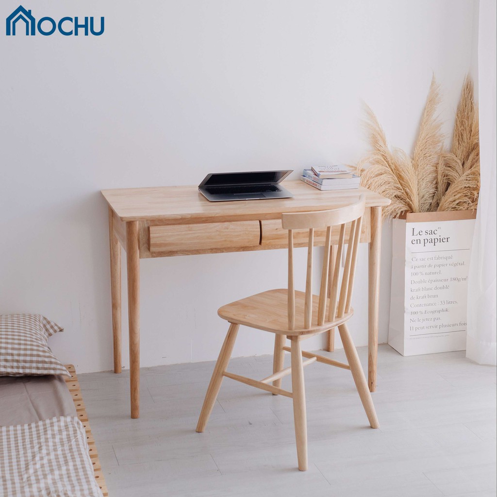 Bộ Bàn Ghế Làm Việc OCHU - B Table Combo - Natural