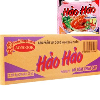 Thùng mì hảo hảo chua cay 30 gói,