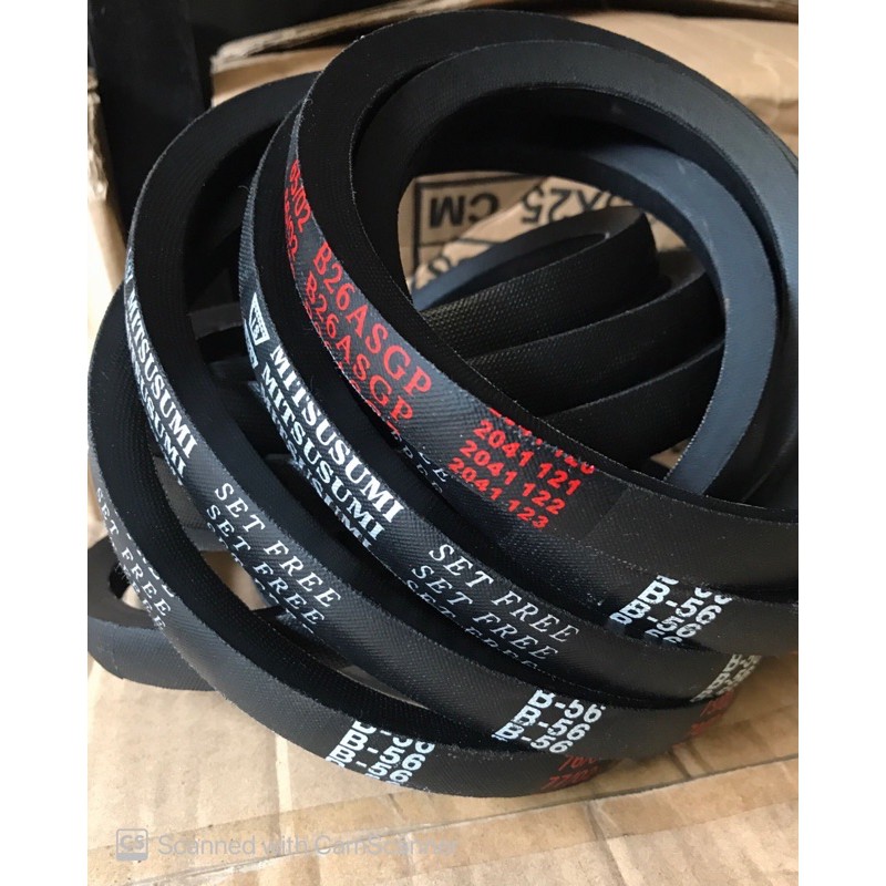 Dây curoa mitsusumi B50, 51, 52, 53, 54, 55, 56, 57, 58, 59