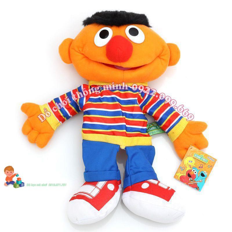 Rối Tay hoạt Hình Sesame Street Nhồi Bông Mềm Dễ Thương Cho Bé