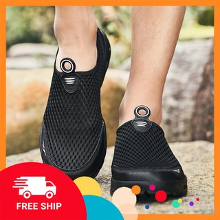 🔥Giày Hè Siêu Thoáng Mát 🔥 GH23 🔥 Đủ size Nam/ Nữ từ 35 đến 44 - Màu Đen