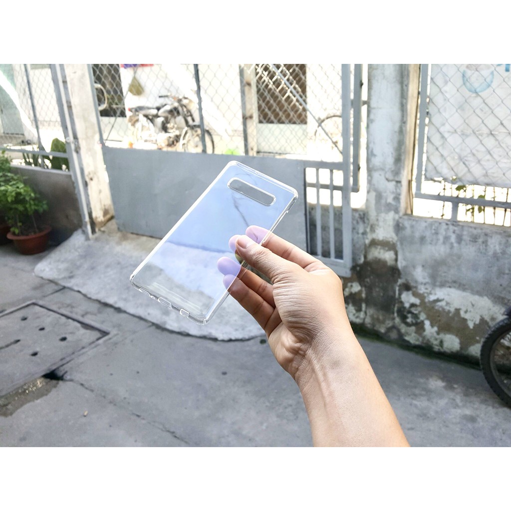 Ốp lưng Samsung S10 Plus trong suốt clear cover, 100% không ố vàng khi sử dụng