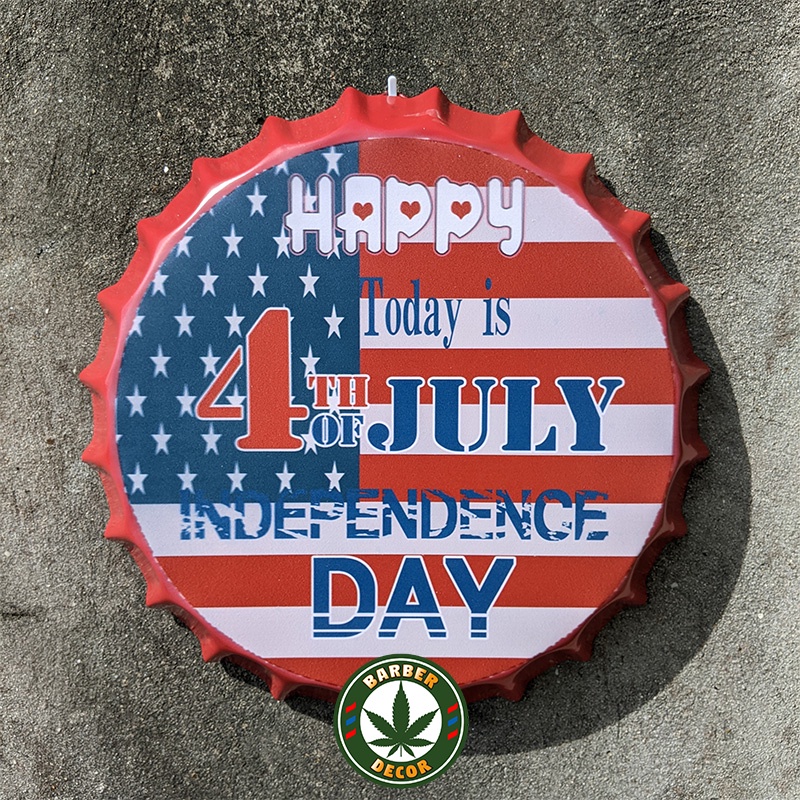 Nắp Bia Trang Trí Barber Shop - Quán Cafe Siêu Đẹp Phong Cách Vintage