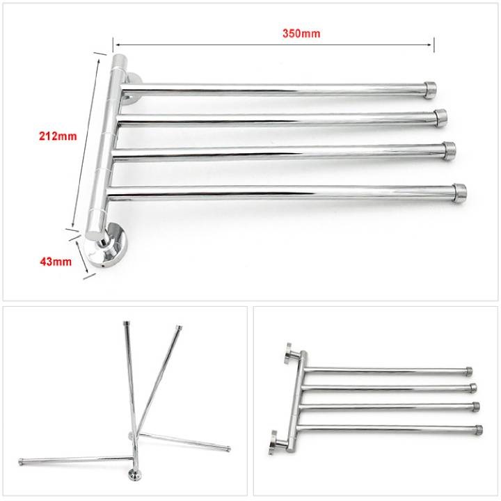 THANH TREO KHĂN 360 ĐỘ - INOX 201