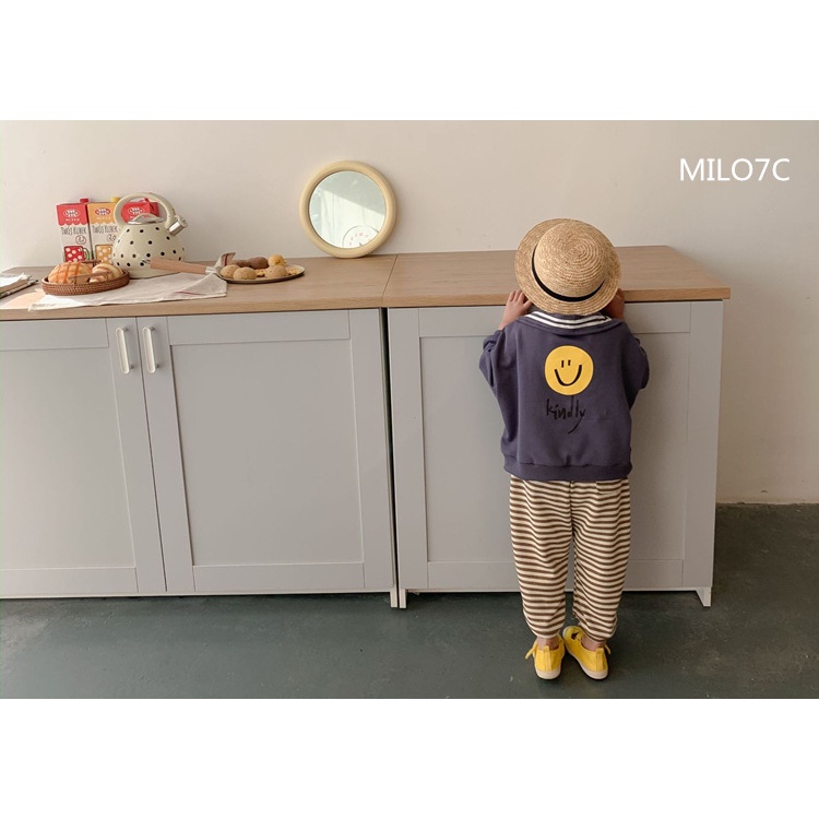 Mũ cói cho bé trai bé gái có dây buộc phù hợp cho bé từ 1-3 tuổi