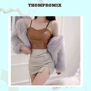 Áo Hai Dây Da Thời Trang THOM Cao Cấp
