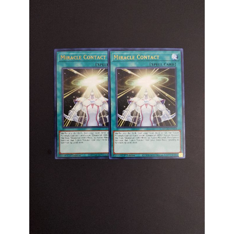 Lá bài Miracle Contact - MAGO-EN148 - Rare 1st Edition