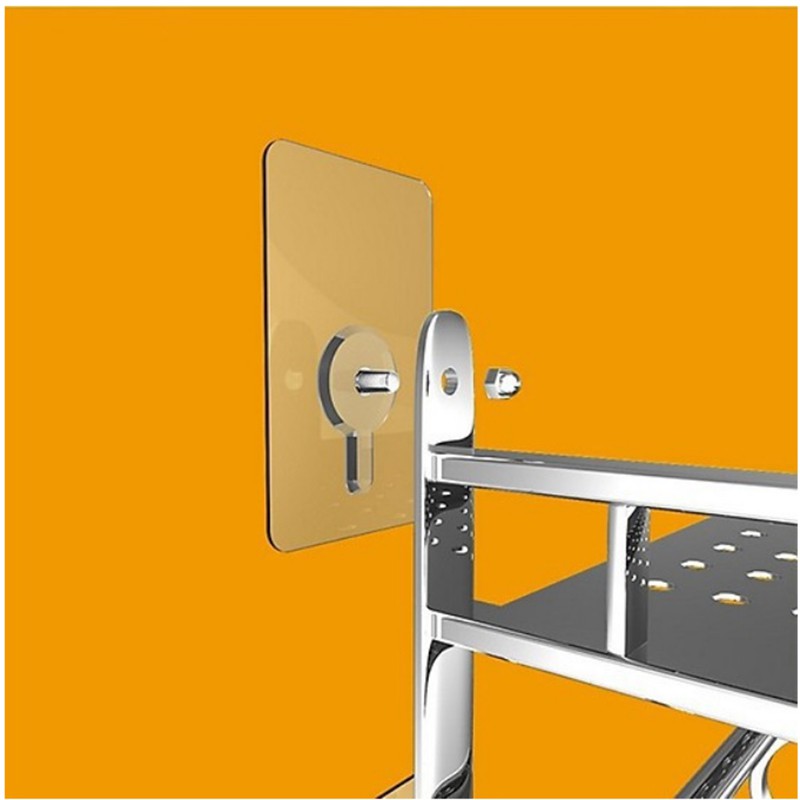 Miếng dán tường ốc vít cường lực giúp gắn giá kệ không cần khoan tường | BigBuy360 - bigbuy360.vn