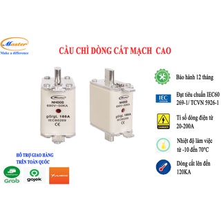 Cầu Chì Dòng Cắt Mạch Cao Master - Thiết Bị Tủ Điện