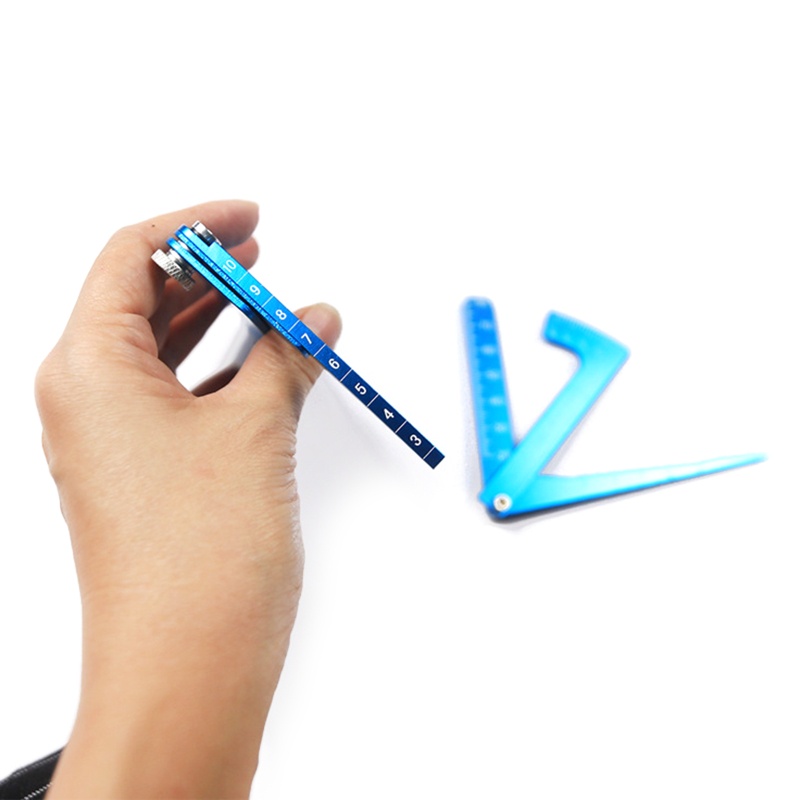 Thước Đo Chiều Cao Bánh Xe 3 Trong 1 Bằng Kim Loại Có Thể Điều Chỉnh Cho Xe Hơi Điều Khiển Từ Xa 1 / 8 1 / 10