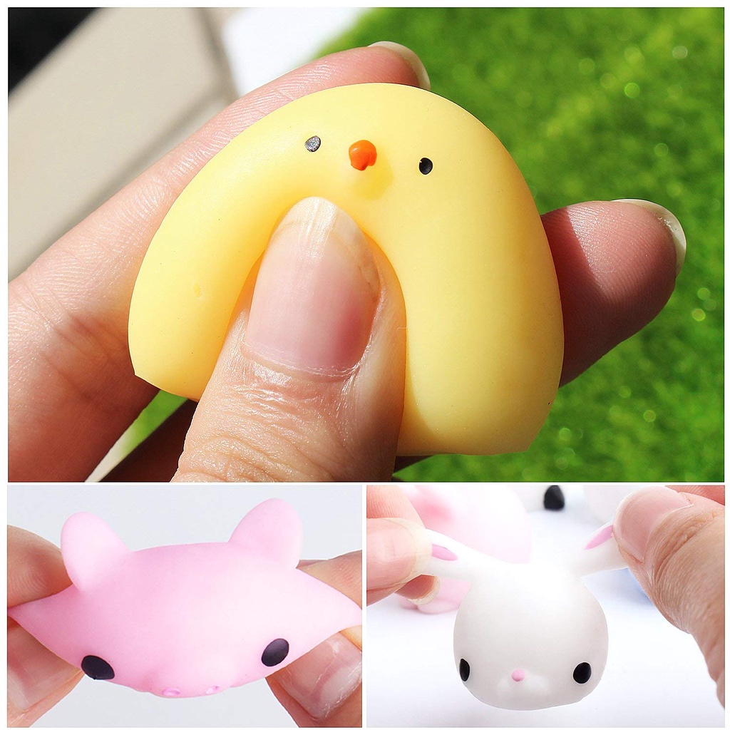 Đồ Chơi Mochi Siêu Mềm Giảm Căng Thẳng - Squishy Mochi - Đồ Chơi Nắn Bóp Squishy - Thư Viện Đồ Chơi