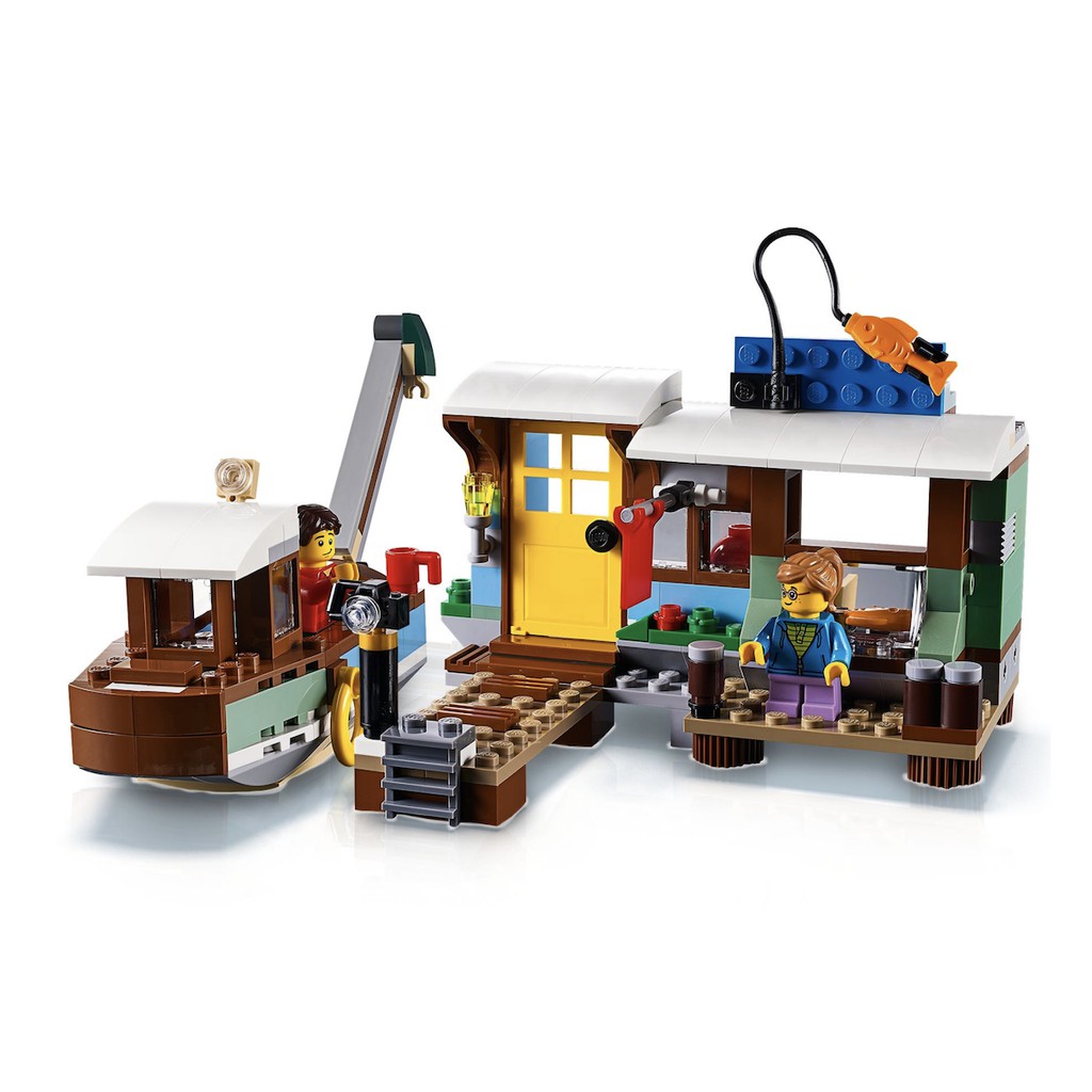 Lego HaHa - Lego Creator - Nhà Thuyền Trên Sông - 31093