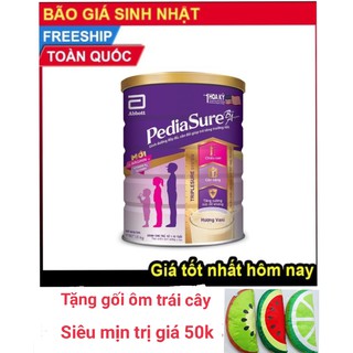 Tặng gối ôm 50k- sữa bột pediasure 1.6kg. date mới nhất.2022