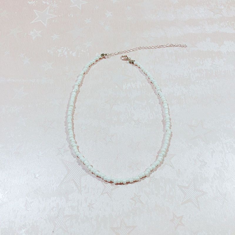 Bộ 8 Vòng Cổ Choker Ngắn 15inch Đính Hạt Nhiều Màu Thời Trang Mùa Hè Cho Nữ