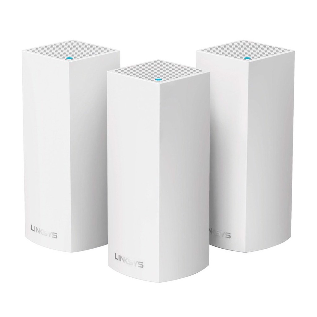 Bộ phát Wifi Linksys Velop WHW0303 Mesh 3 băng tần 3-Pack AC6600Mbps MU-MIMO (Hàng chính Hãng)