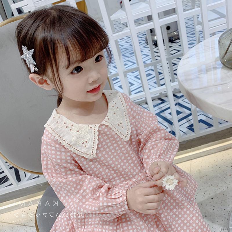 Đầm Ca Rô Xinh Xắn Dành Cho Bé Gái 95-125