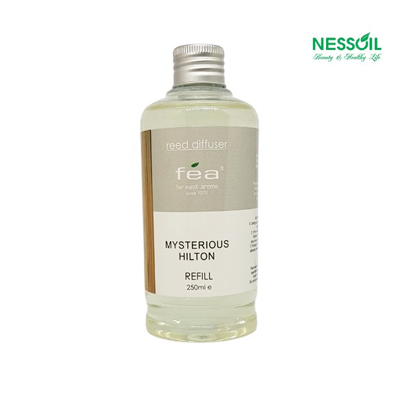 Tinh dầu Refill (thay thế, bổ sung) 250ml, hương Mysterious Hilton, rót vào bộ cắm đã cạn tinh dầu