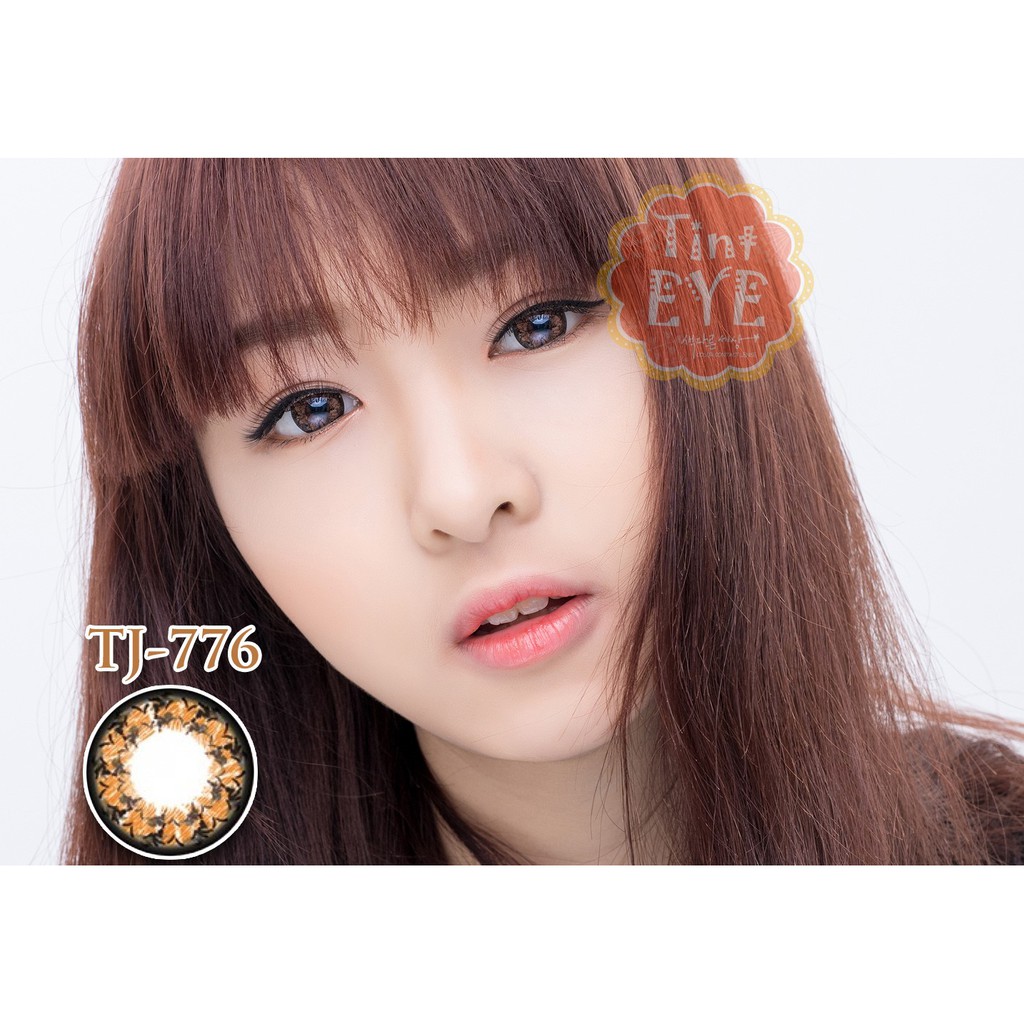 155k Lens + Ngâm + Nhỏ Mắt + Dụng Cụ + Khay - Lens Apricot Brown