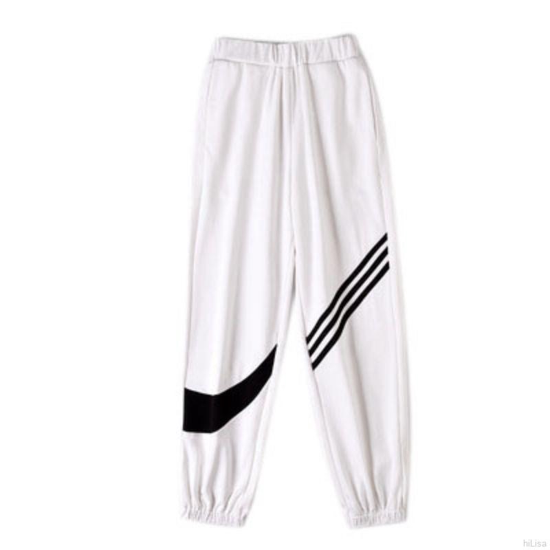 Quần thun dài ống rộng in họa tiết phong cách năng động dành cho nữ | BigBuy360 - bigbuy360.vn