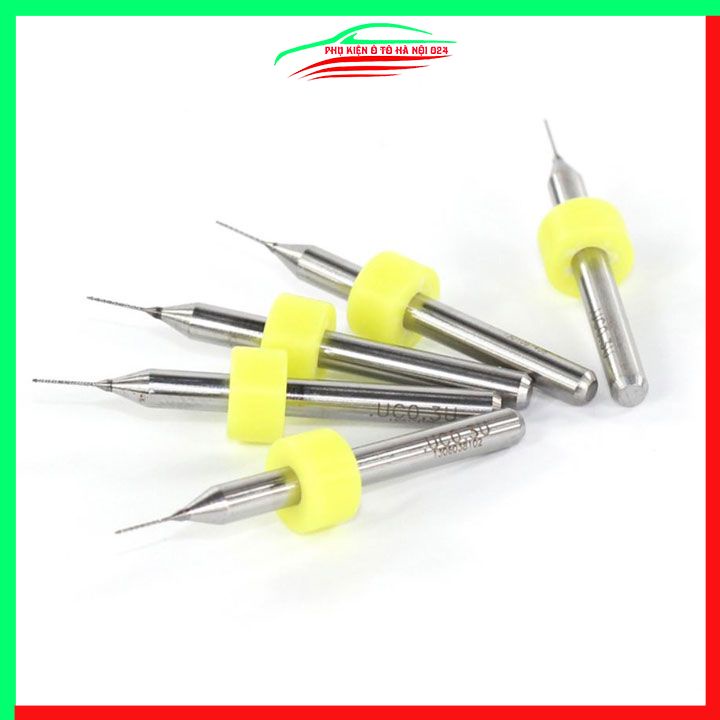 Hộp 10 mũi khoan CNC cao cấp độ chính xác cao đường kính mũi 0.3mm